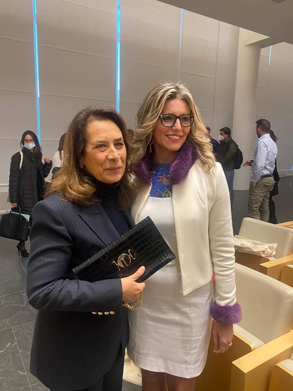 Miriam Tirinzoni con Cesara Buonamici