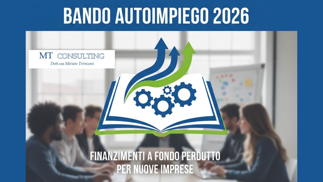 Bando autoimpiego per le regioni del centro nord